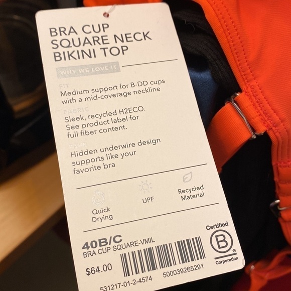 ATHLETA NWT bikini top - Picture 4 of 4